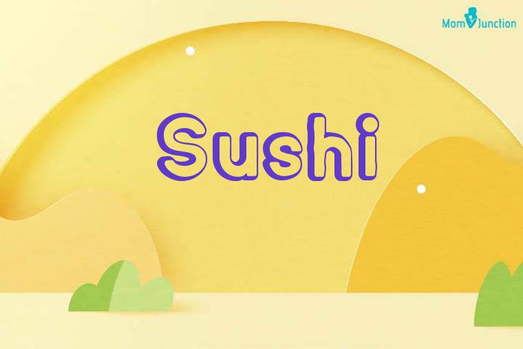 Sushi 3D Wallpaper