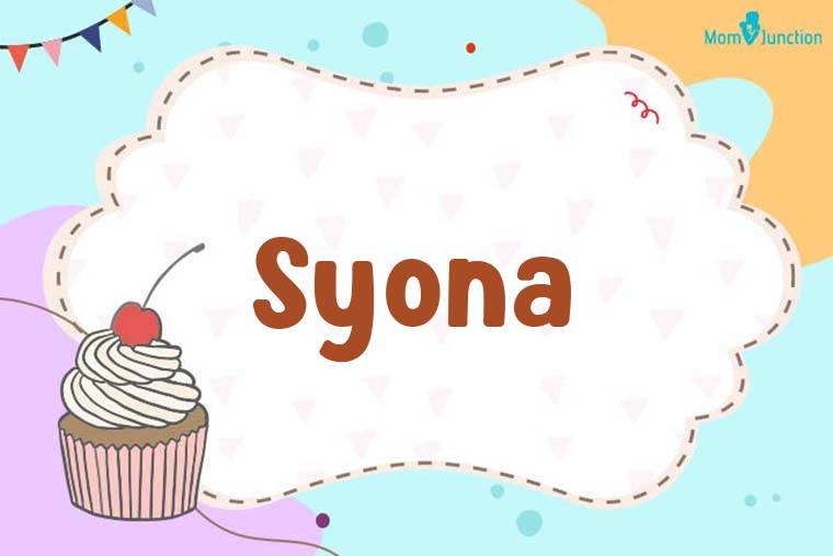 Syona Birthday Wallpaper