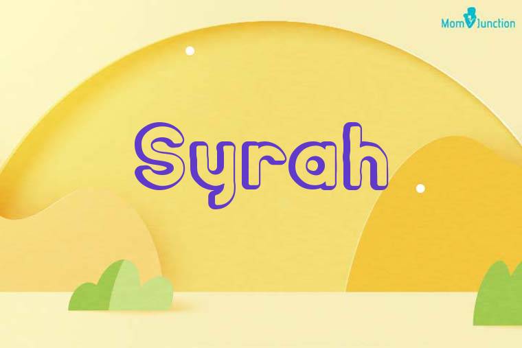 Syrah 3D Wallpaper