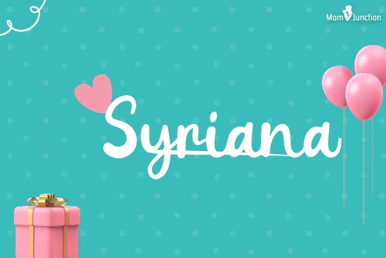 Syriana Birthday Wallpaper