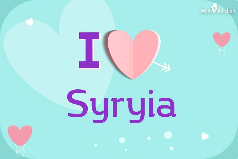I Love Syryia Wallpaper