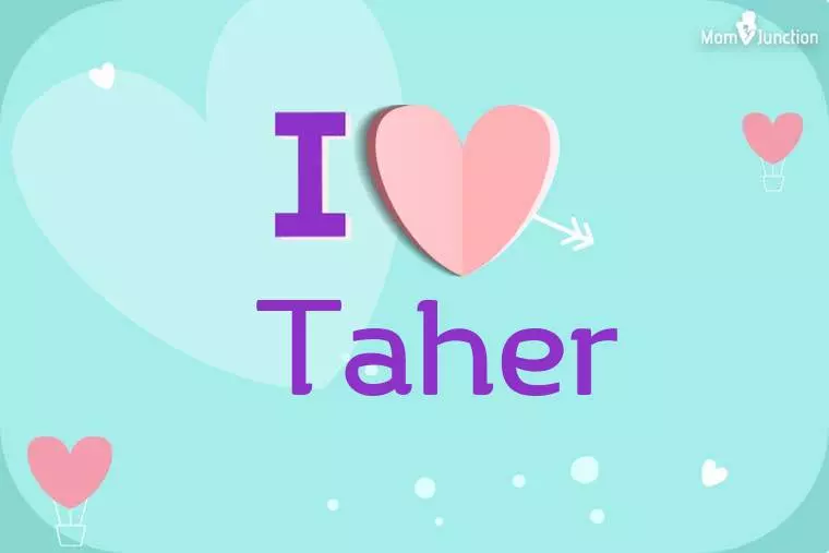 I Love Taher Wallpaper