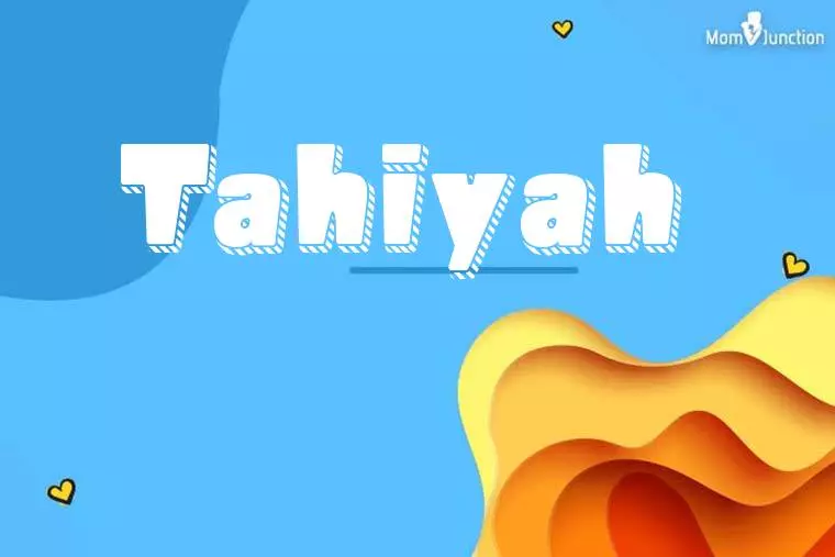 Tahiyah 3D Wallpaper