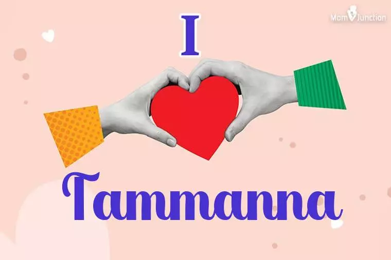 I Love Tammanna Wallpaper