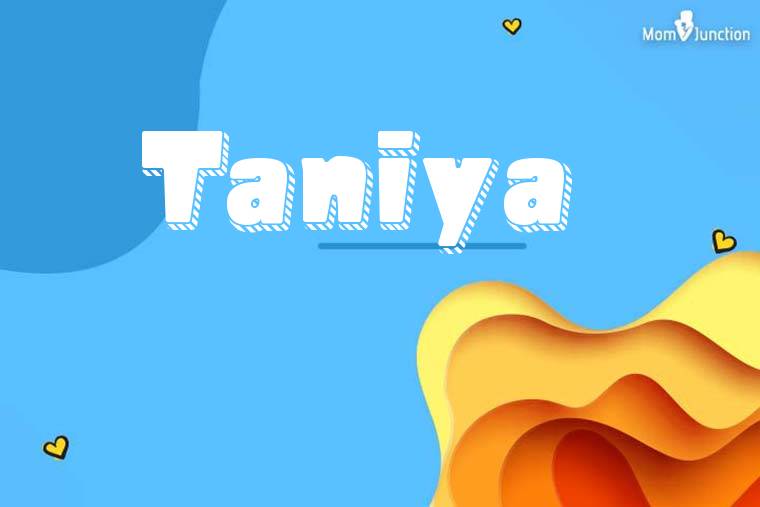 Taniya 3D Wallpaper