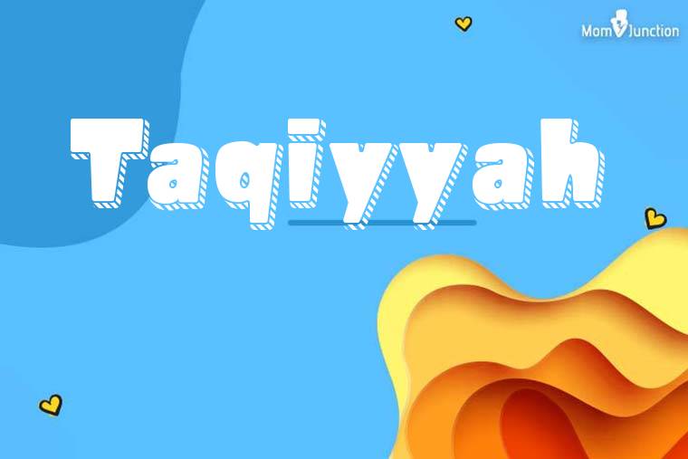 Taqiyyah 3D Wallpaper