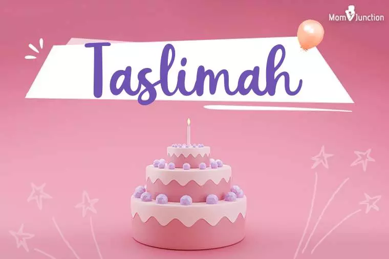 Taslimah Birthday Wallpaper