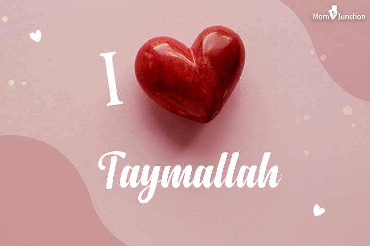 I Love Taymallah Wallpaper
