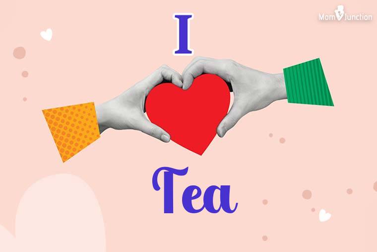 I Love Tea Wallpaper