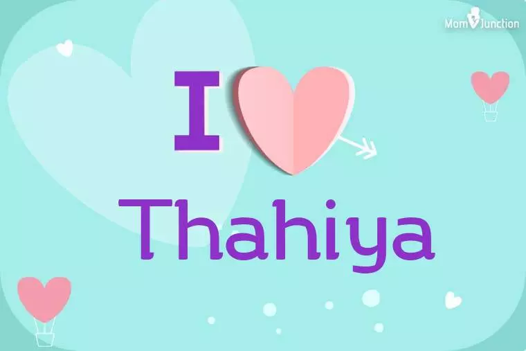 I Love Thahiya Wallpaper