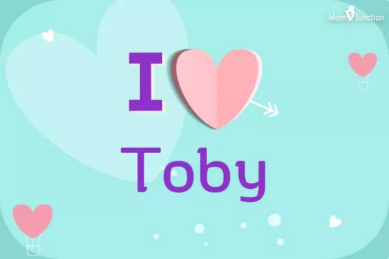I Love Toby Wallpaper