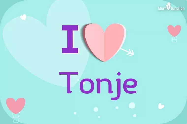 I Love Tonje Wallpaper