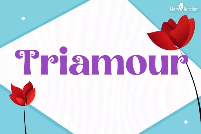 Triamour 3D Wallpaper