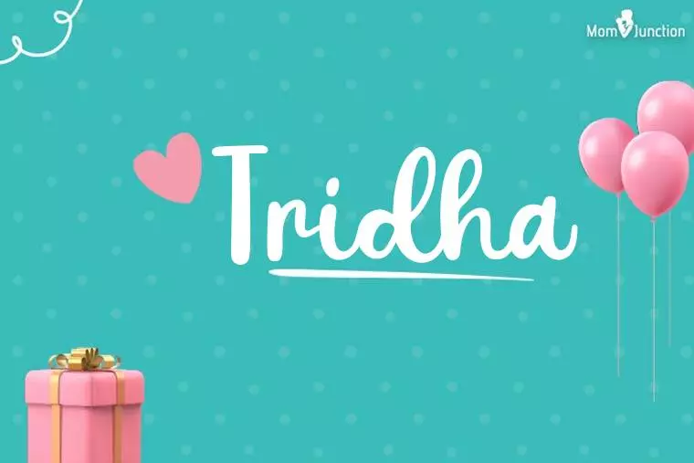 Tridha Birthday Wallpaper