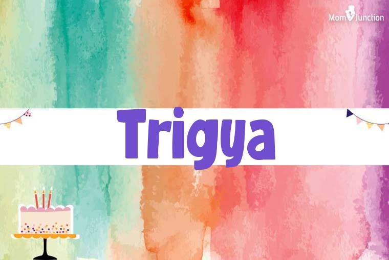 Trigya Birthday Wallpaper