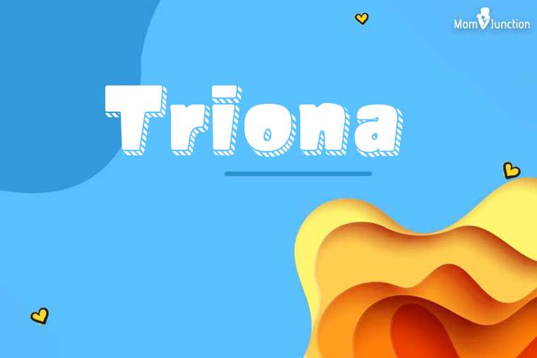 Triona 3D Wallpaper