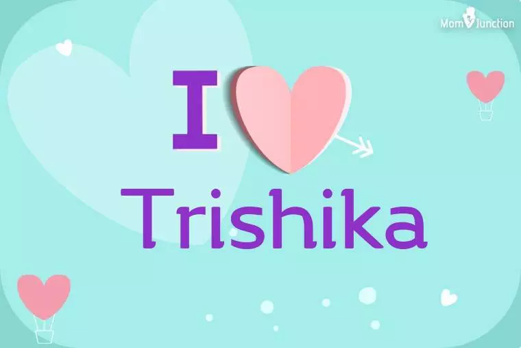 I Love Trishika Wallpaper