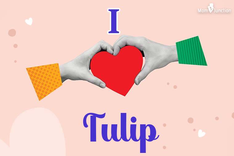 I Love Tulip Wallpaper