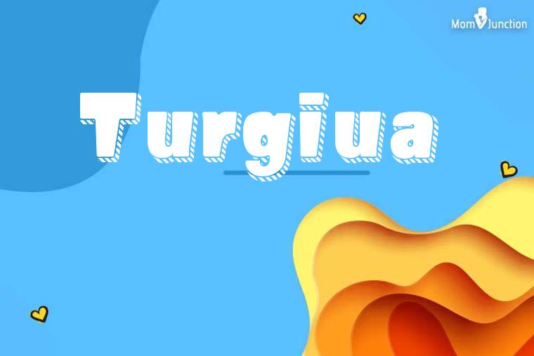Turgiua 3D Wallpaper