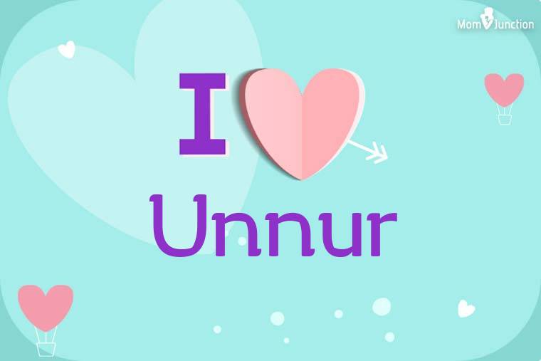 I Love Unnur Wallpaper