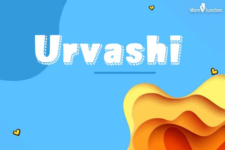 Urvashi 3D Wallpaper