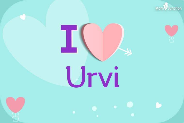 I Love Urvi Wallpaper