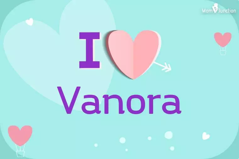 I Love Vanora Wallpaper