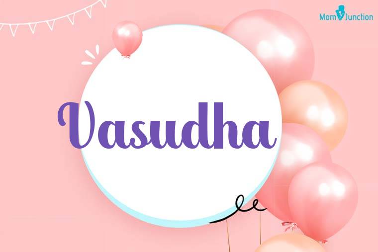 Vasudha Birthday Wallpaper