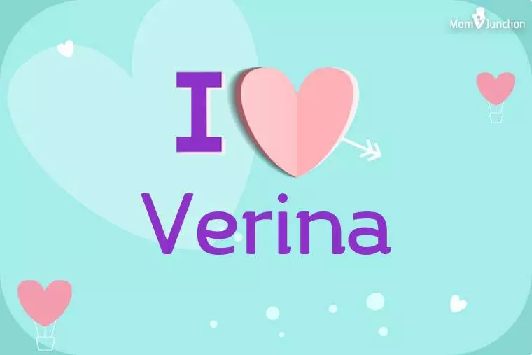 I Love Verina Wallpaper