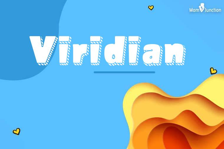Viridian 3D Wallpaper