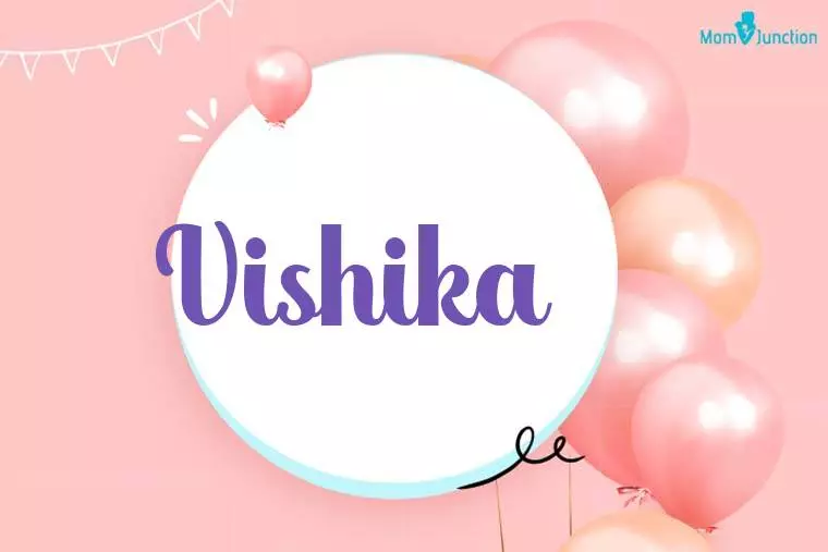 Vishika Birthday Wallpaper