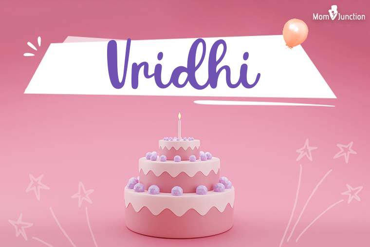 Vridhi Birthday Wallpaper