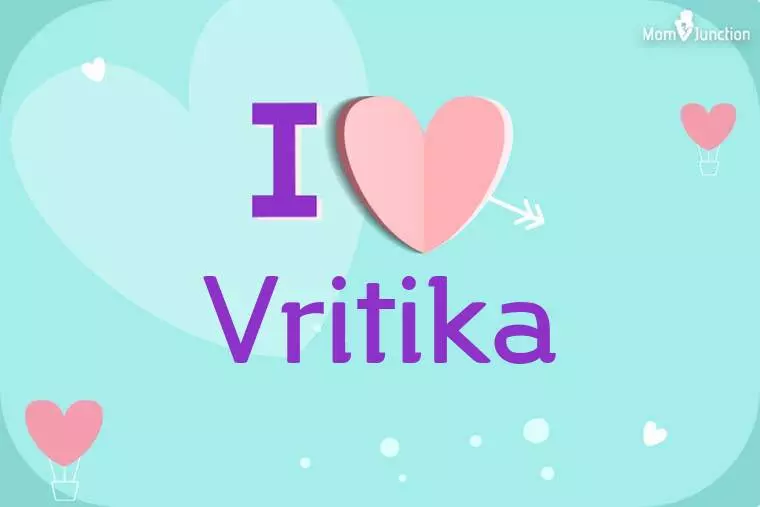 I Love Vritika Wallpaper