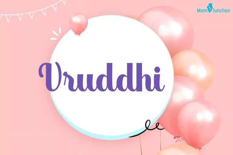 Vruddhi Birthday Wallpaper