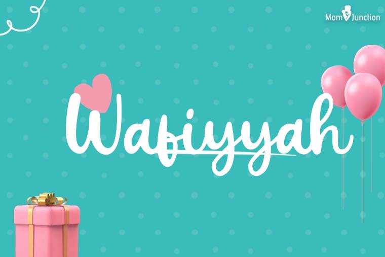 Wafiyyah Birthday Wallpaper