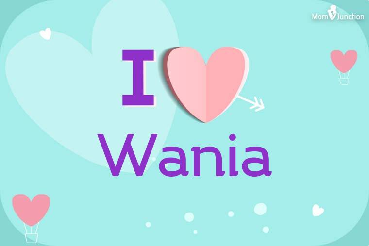 I Love Wania Wallpaper