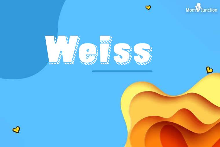 Weiss 3D Wallpaper