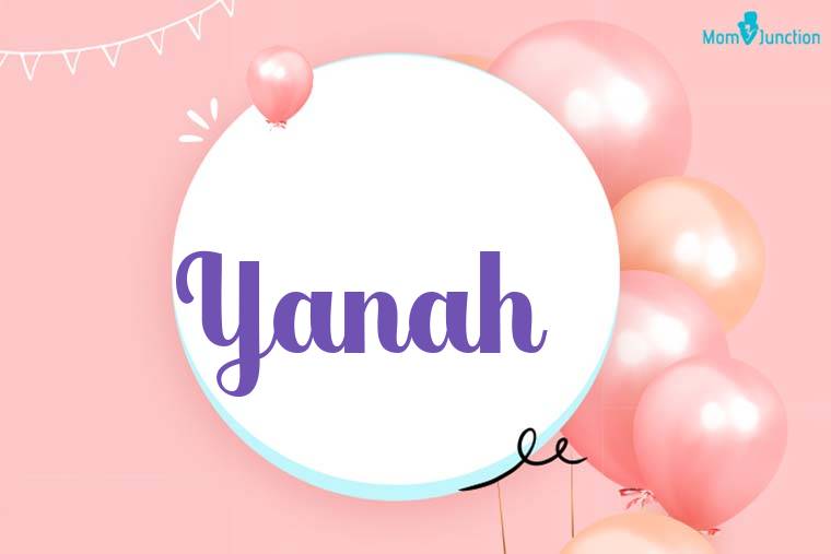 Yanah Birthday Wallpaper