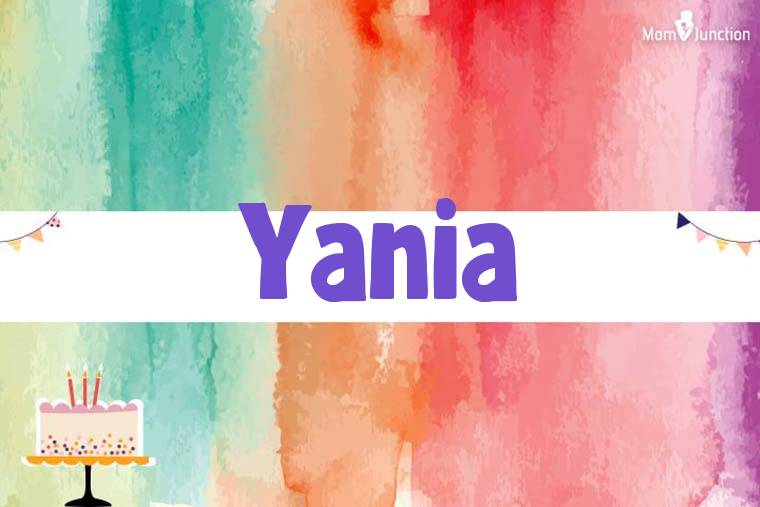 Yania Birthday Wallpaper