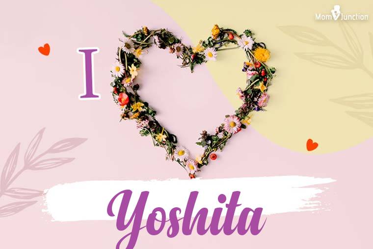 I Love Yoshita Wallpaper