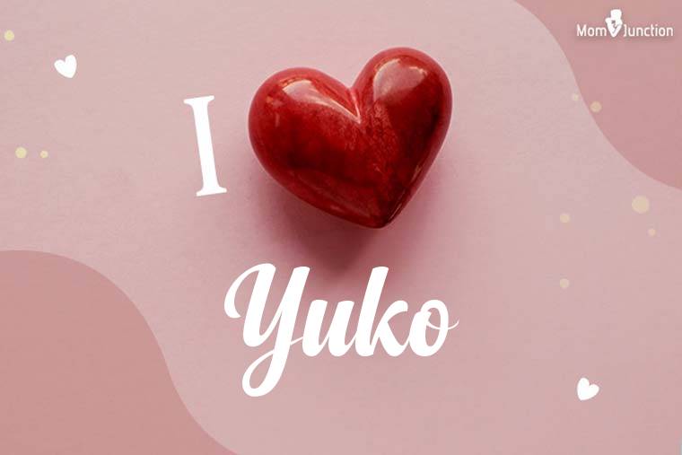 I Love Yuko Wallpaper