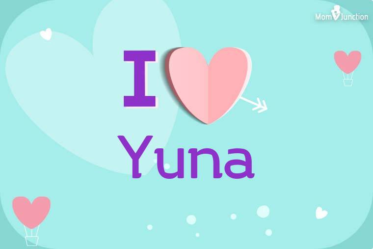 I Love Yuna Wallpaper