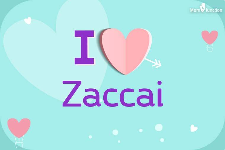 I Love Zaccai Wallpaper