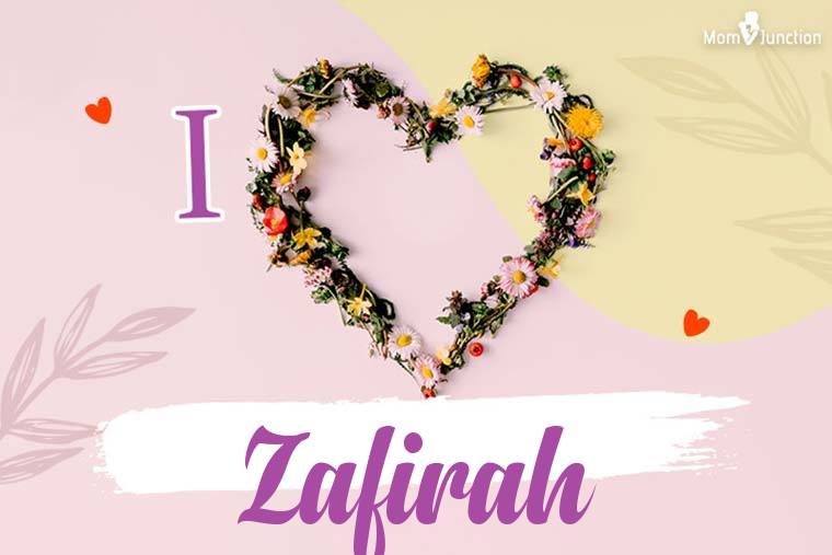 I Love Zafirah Wallpaper