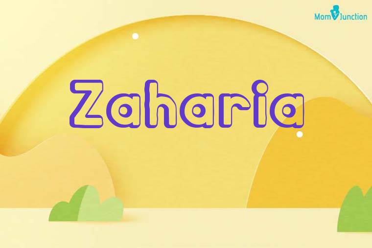 Zaharia 3D Wallpaper