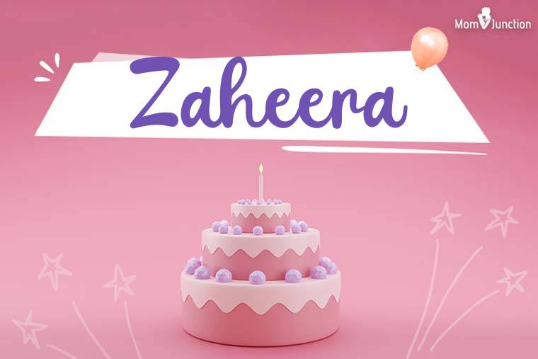 Zaheera Birthday Wallpaper