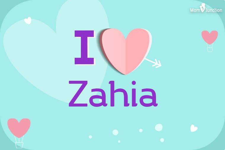 I Love Zahia Wallpaper