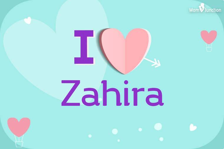 I Love Zahira Wallpaper