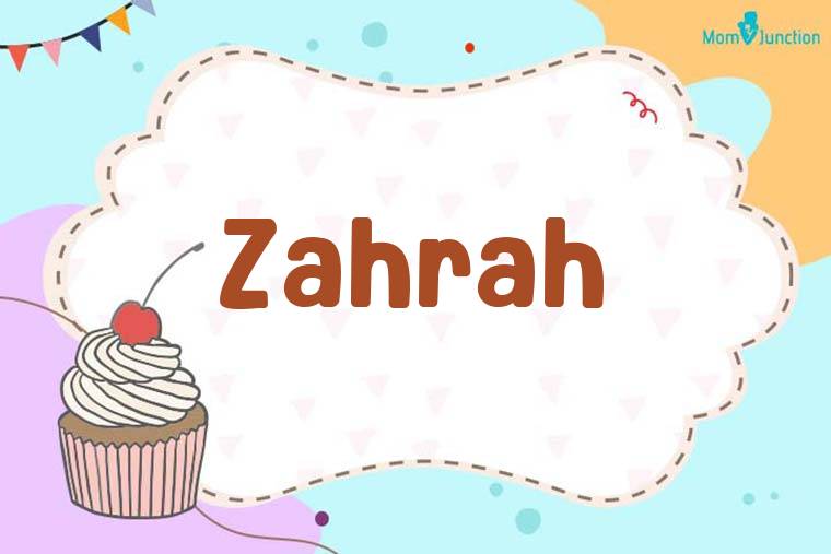 Zahrah Birthday Wallpaper