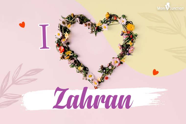 I Love Zahran Wallpaper